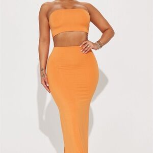 Fashion Nova Another Time Double Lined Skirt Set - Size Medium